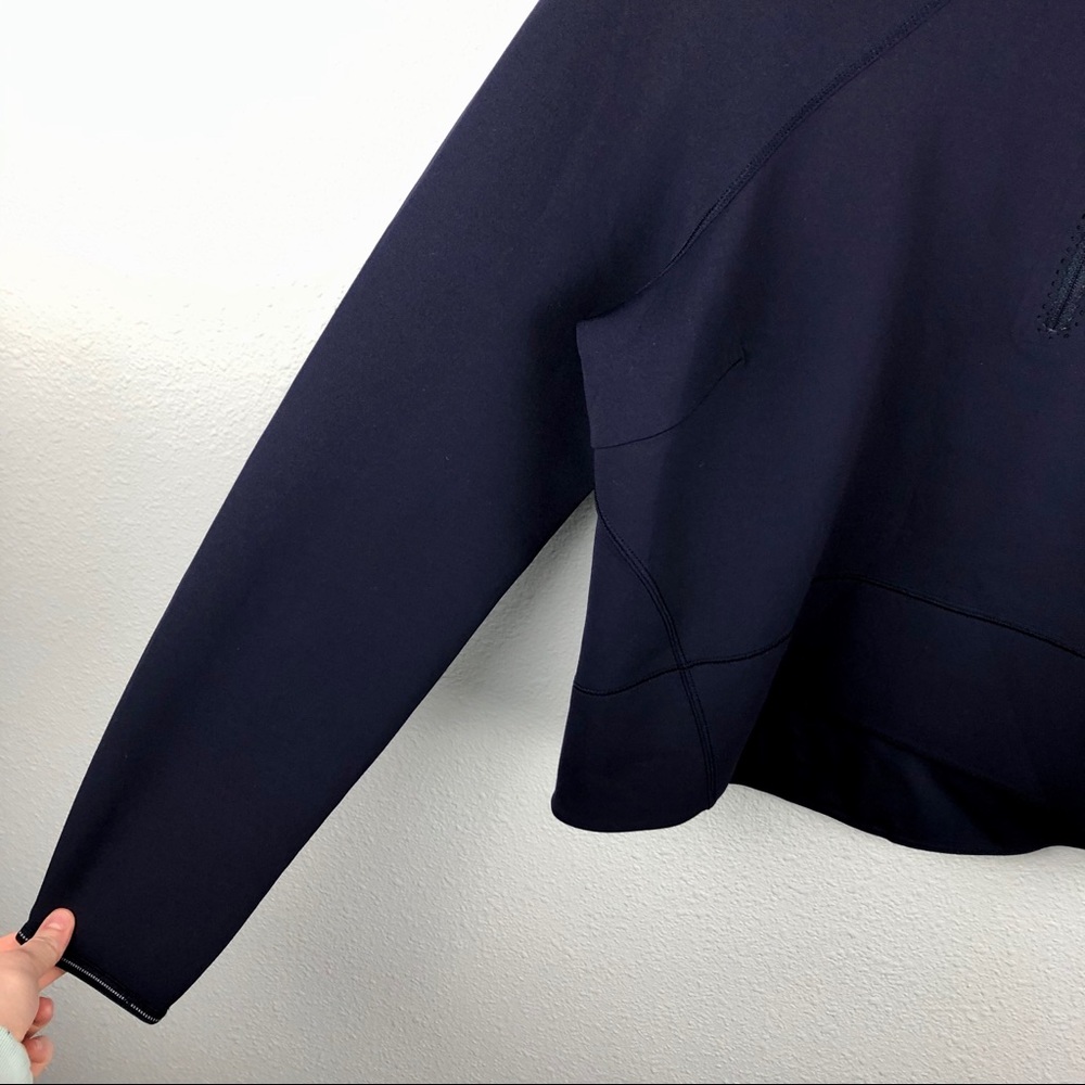 🦚 LULULEMON Kicking Asphalt Jacket 1/2 Zip Blue - Picture 7 of 8